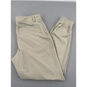 VRST Fairway Golf Jogger Pants Mens 32x28 Beige Khaki Athlesiure Casual Running